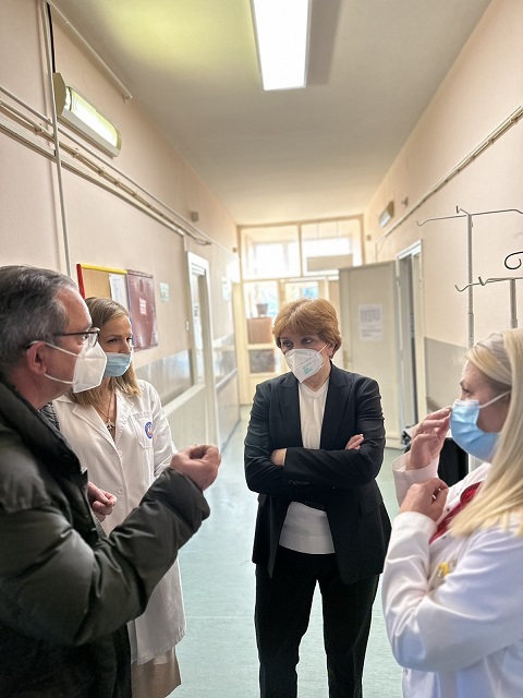 Minister Dr. Grujičić visited the University Clinical Center Niš