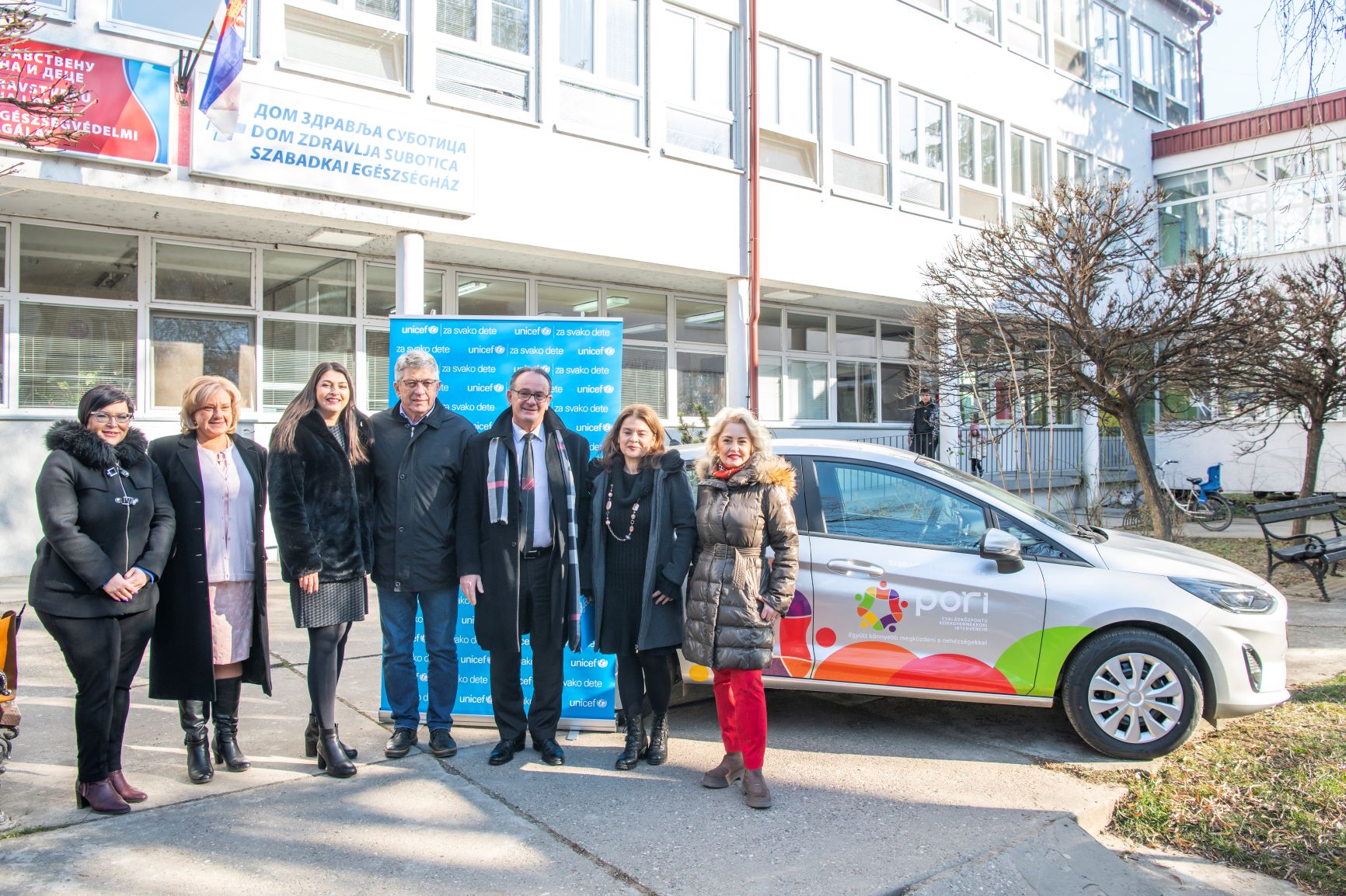 The development counseling center in Subotica received a vehicle for home visits to children with disabilities