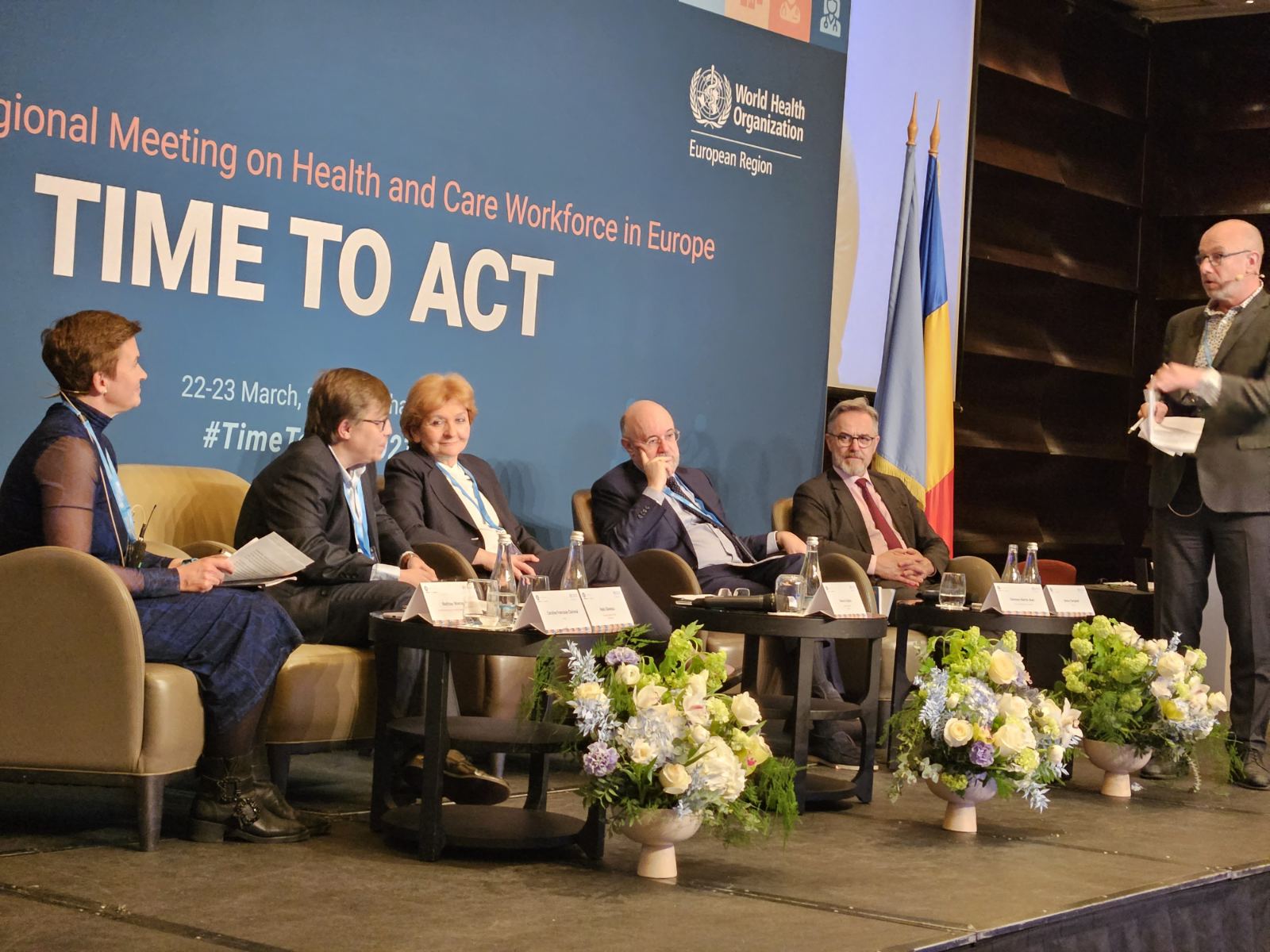 Minister Grujicic with the delegation at the Regional Meeting in Bucharest