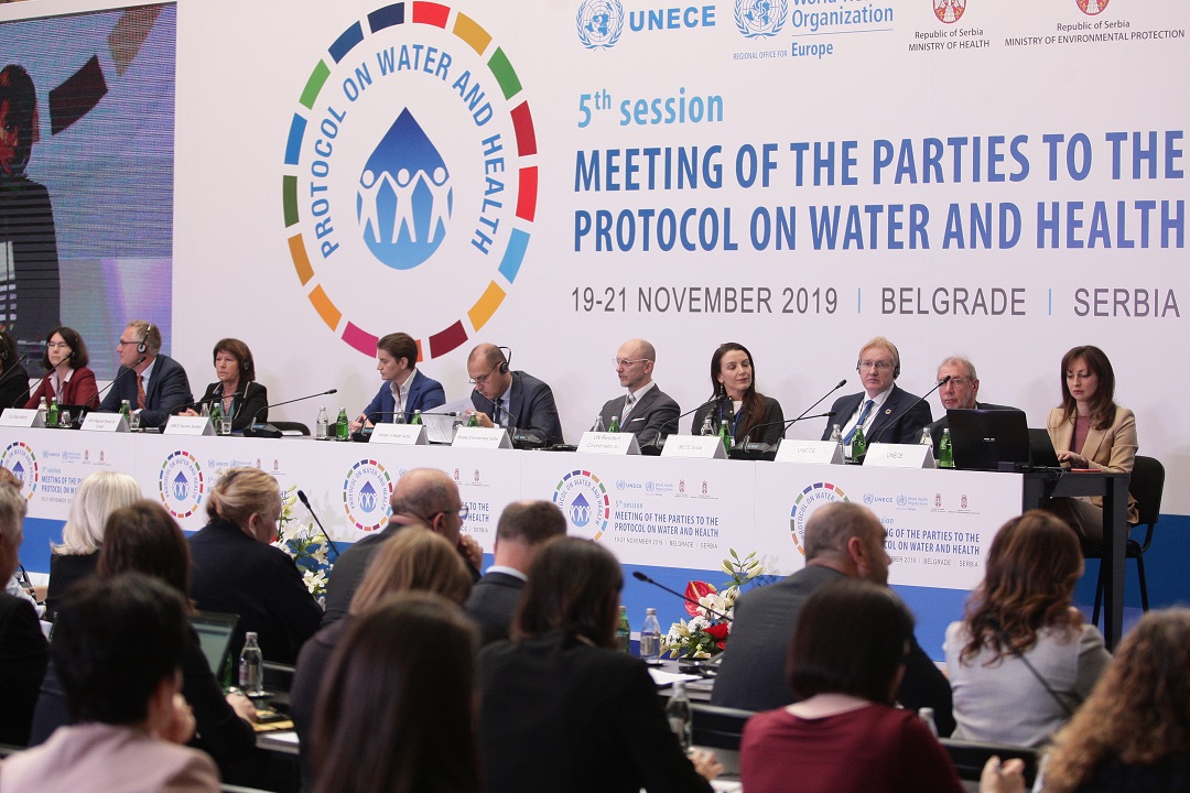 Пета седница Скупштине држава чланица Протокола о води и здрављу у Београду 