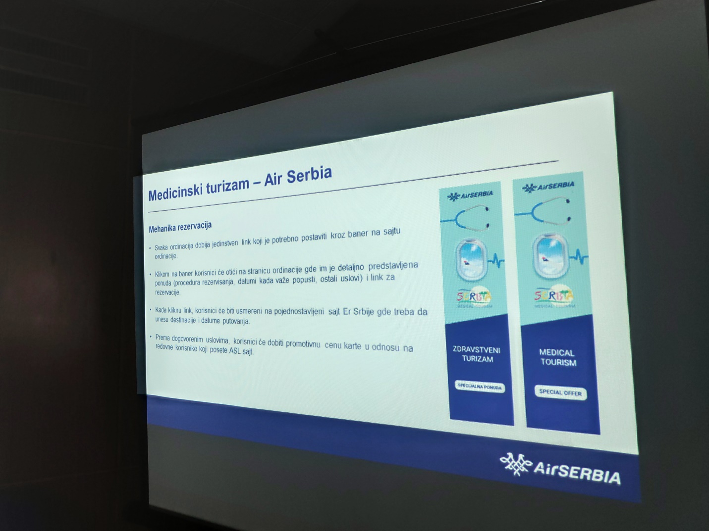 Saradnja Ministarstva zdravlja i Air Serbia